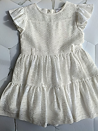 BEYAZ DANTEL ELBİSE