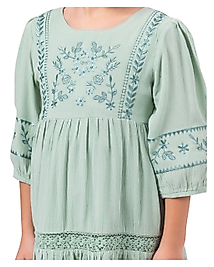 TRAVUKAR KOL ŞİLE BEZİ ELBİSE