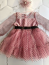 Puanlı abiye elbise