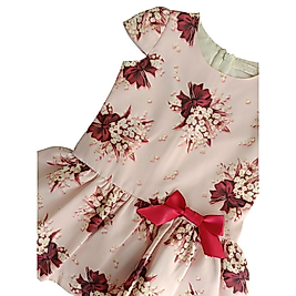 ÇİÇEKLİ KREP ELBİSE