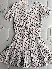 PUANLI VISKON ELBISE