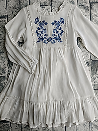 Nakışlı ile bezi elbise