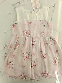 ÇİÇEKLİ PAMUK ELBİSE