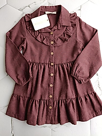 FIRFIRLI INCE KAŞE ELBİSE