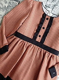 FIRFIRLI KARELİ ELBİSE