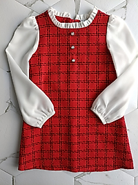 KIRMIZI TUVİT ELBİSE