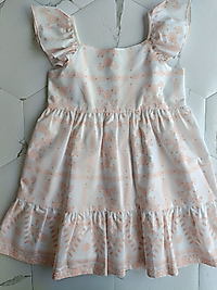 KELEBEK KOL PAMUK ELBİSE