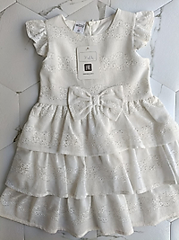 PAMUK ASTARLI DANTEL ELBİSE