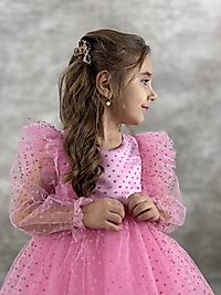 FIRFIRLI PUANLI ELBİSE