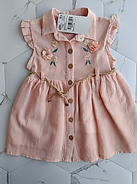 Çiçekli pamuk elbise