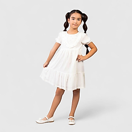 FIRFIRLI ŞİLE BEZİ ELBİSE